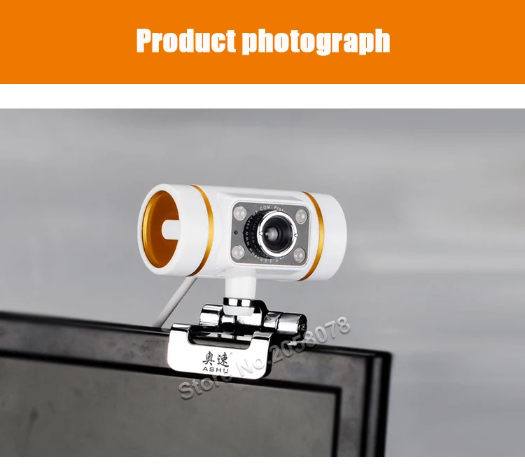 USB 2.0 веб-камера Камера 720 P HD веб-камеры с микрофоном микрофон для портативных ПК Бесплатная драйвер