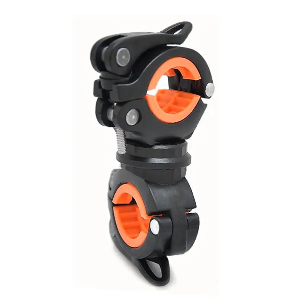Универсальный велосипедный держатель для фонаря 360 Вращение Горная дорога велосипед фонарь на руль зажим велосипедная лампа держатель кронштейна - Цвет: 4