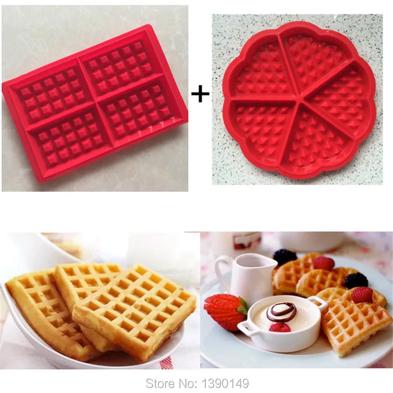 silicone cake mould larger waffles nestle chocolate cookie mold 