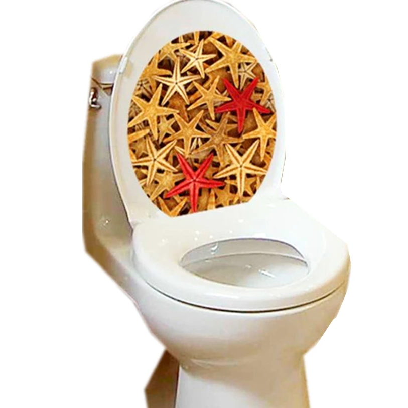 Toilet Seat Wall Sticker Decals Vinyl Art Removable Decor Home Decal