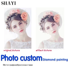 Изготовление на заказ фото! Diy алмазная живопись! Сделайте свою собственную алмазную картинку полный круг Алмазная мозаика L168