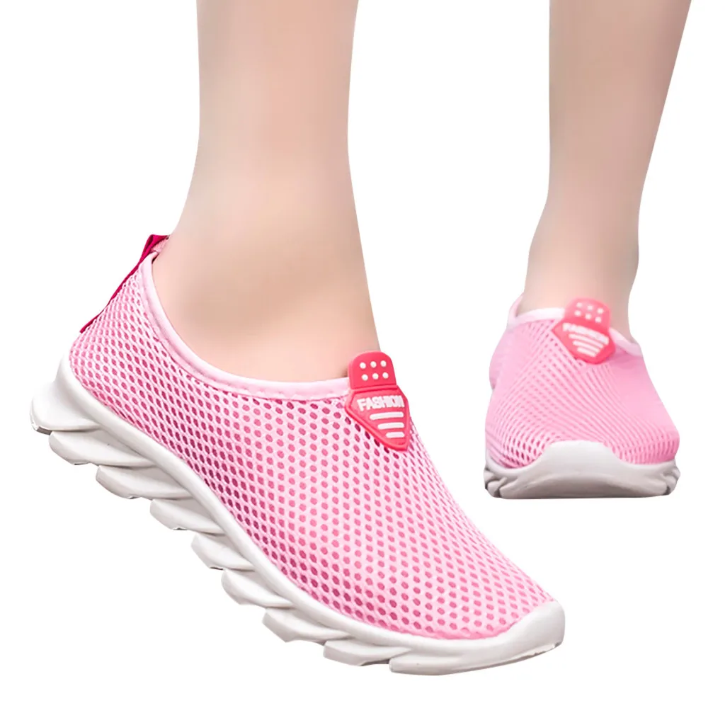 KANCOLLE Ladies Fashion Casual Leisure Breathable Sneakers Sport Walking Comfortable Athletic Outdoor Fitness Running Shoe 103#4