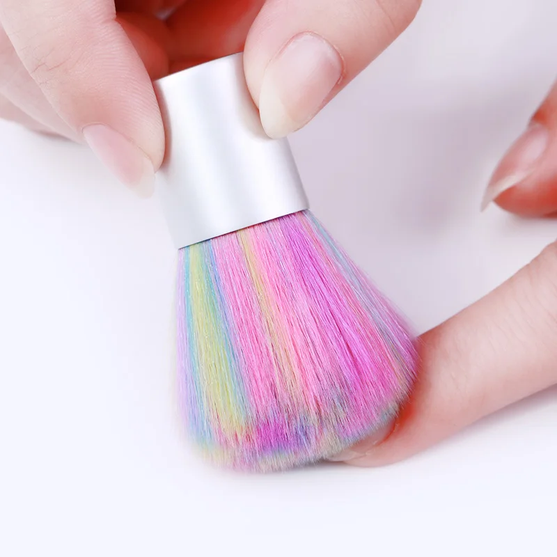 Soft Nail Art Cleaning Brush Acrylic UV Gel DIY Powder Dust Remover ...