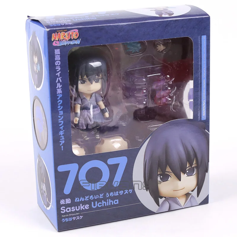 Nendoroid Naruto Shippuden Uchiha Sasuke 707 Uzumaki Наруто 682 хюуга Хината 879 Хатаке Какаши 724 ПВХ фигурка игрушка