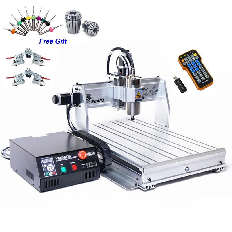 CNC 6040Z USB 3 axis 1.5KW 2.2KW Wood Router CNC machine with Limit Switch Metal Stone Drilling Milling Machine CNC 6040Z USB 3 axis 1.5KW 2.2KW Wood Router CNC machine with Limit Switch Metal Stone Drilling Milling Machine