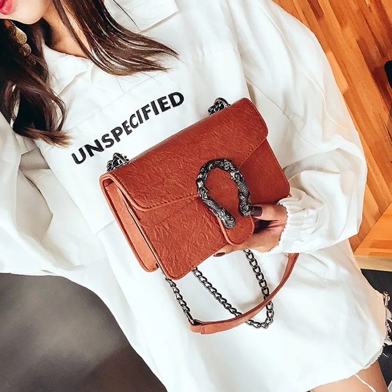 Women Fashion Design Chains Shoulder Bag Luxury PU Leather Female Mini Handbag Holiday Shopping Ladies Flap Crossbody SS3494 (11)