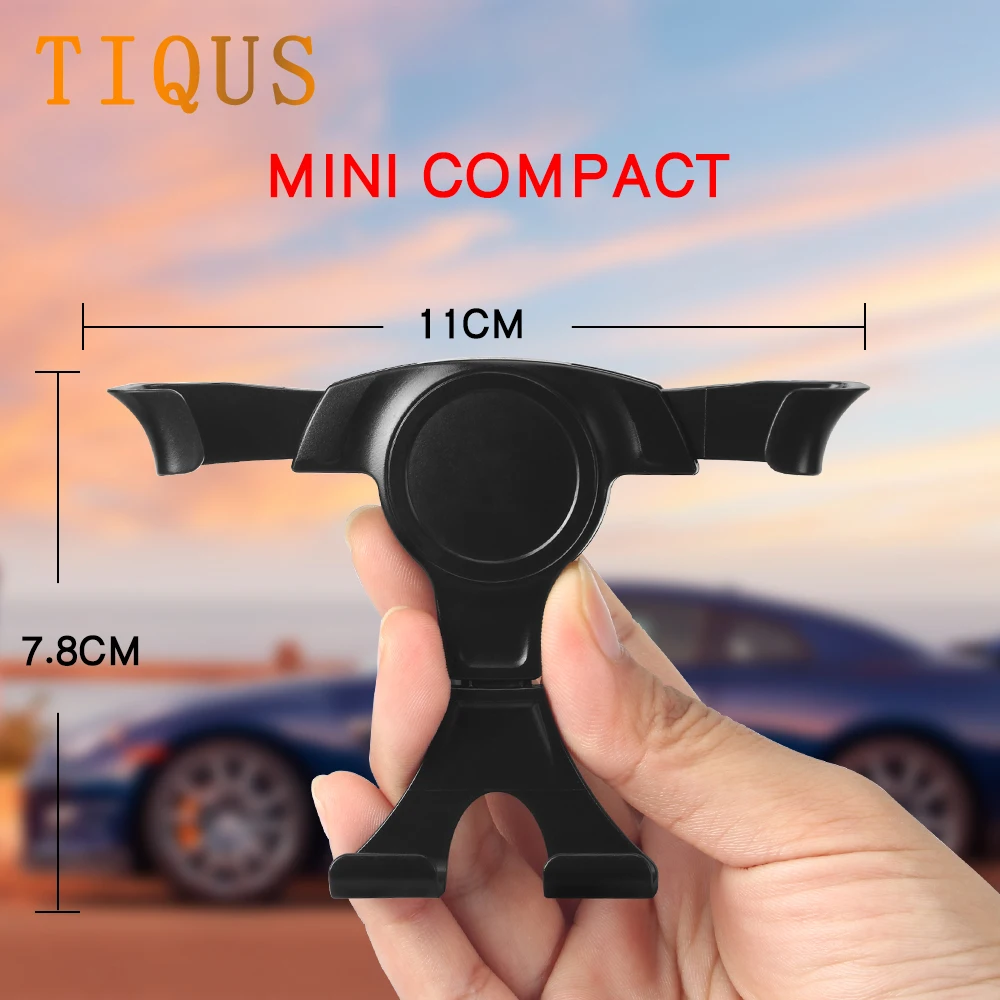 TIQUS гравитационный Автомобильный держатель для телефона в автомобиле с