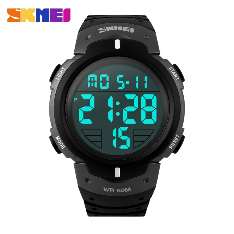 

1068 Men LED Display Digital Chronograph Sport Watches Relogio Masculino Relojes Hombre Montre Homme Waterproof Wristwatches