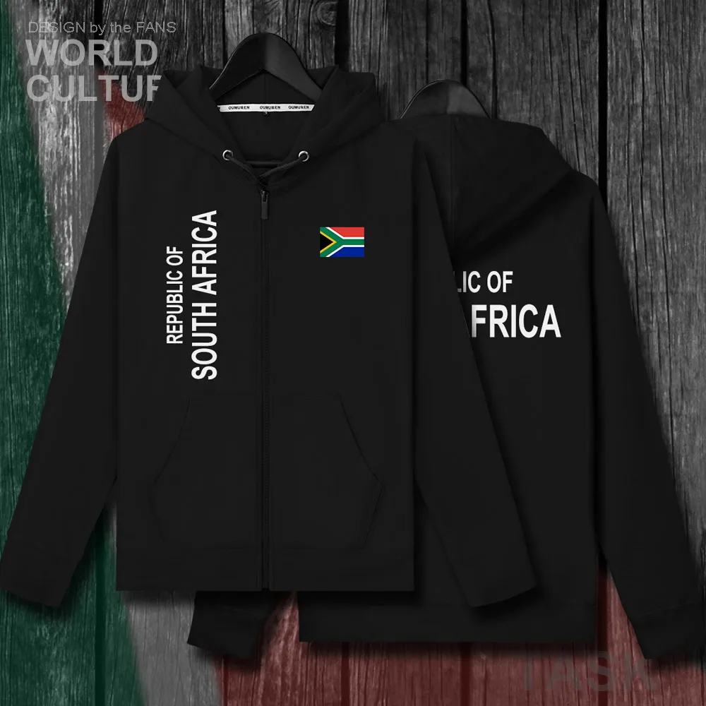 South Africa RSA African ZAF mens fleeces hoodies winter cardigan