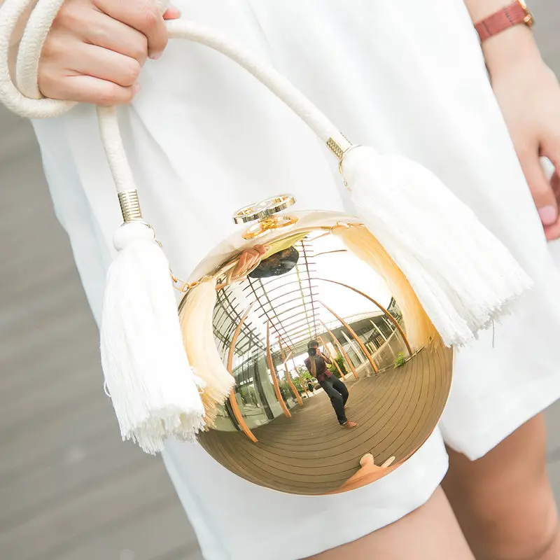 Prix pour UKQLING Marque Boule Ronde Sac Minaudière de Soirée Sac À Main Fourre-Tout Sac À Main Sac À Main Messenger Sacs Lady Sac Partie Dollar Prix Prix pour UKQLING Marque Boule Ronde Sac Minaudière de Soirée Sac À Main Fourre-Tout Sac À Main Sac À Main Messenger Sacs Lady Sac Partie Dollar Prix