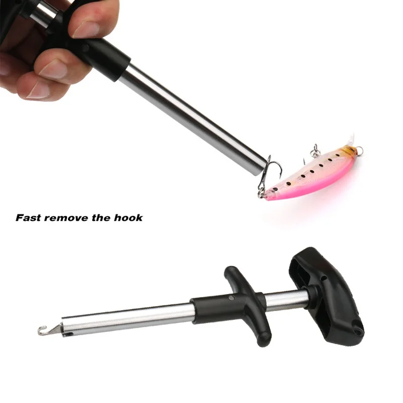 

Aluminum Tube Hook Detacher Portable Lightweight Fishing Lure Remover Fish Hook Out Extractor Decoupling Device