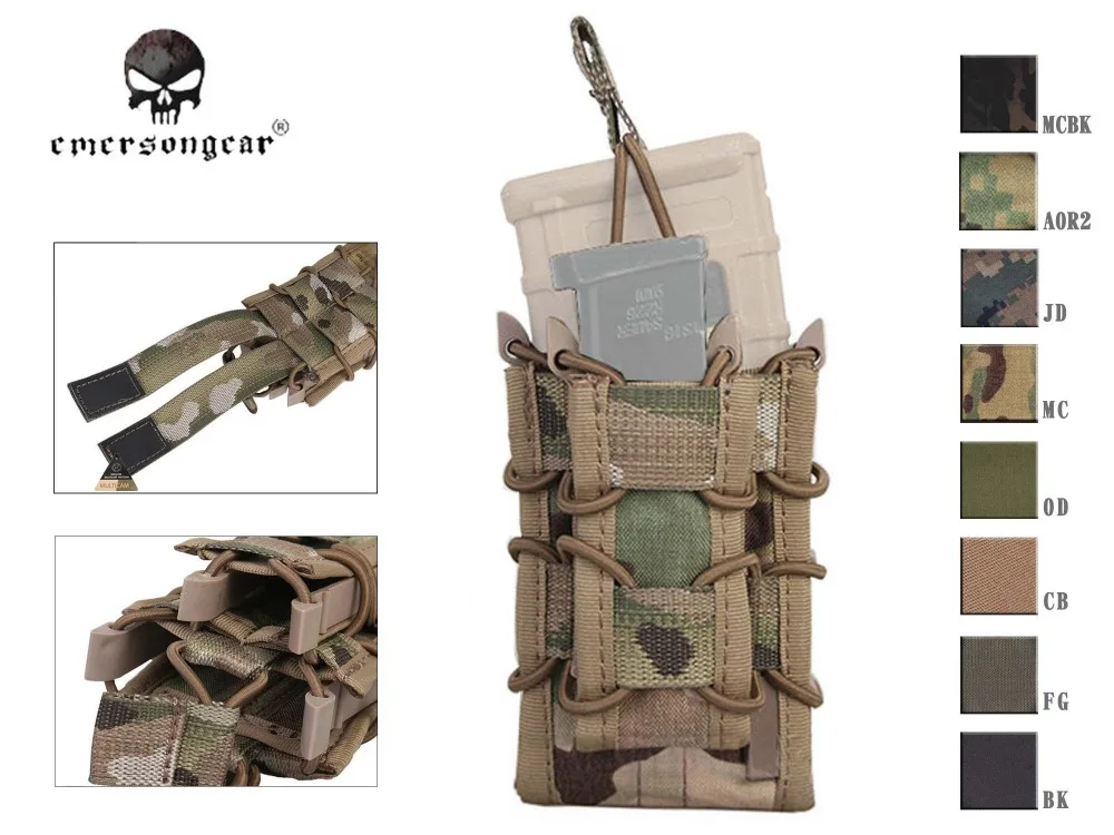 

Emersongear двойная сумка для страйкбола, Боевая Сумка Molle EM6346