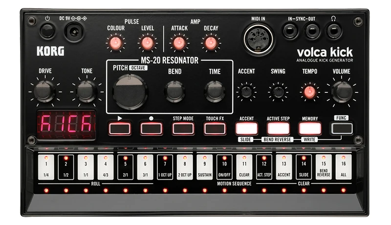 Korg Volca кик-ключ синтезатор аналоговый кик-генератор