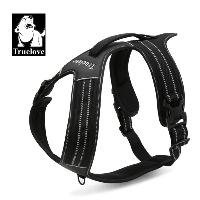Dog Harness Nylon Reflective No Pull Soft Adjustable Strap Front Range Vest Harness for Dogs Pet Supplies Bulldog (6)