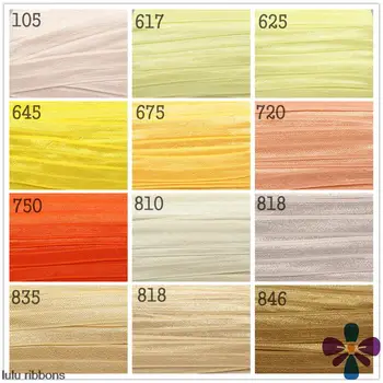 

BBC0001S016C 49 colors in stock 5/8" 16 mm Elastic Ribbon Solid foe Band DIY Handmade Hair Accessories