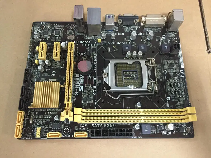 ASUS B85M-K оригинальная настольная материнская плата DDR3 LGA 1150 USB2.0 USB3.0 VGA DVI 16GB B85 б/у материнская плата