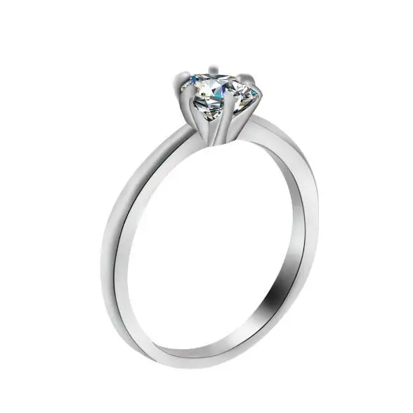 Hot selling Women Clear Zircon Inlaid Wedding Bridal Engagement Party Jewelry Ring | Украшения и аксессуары