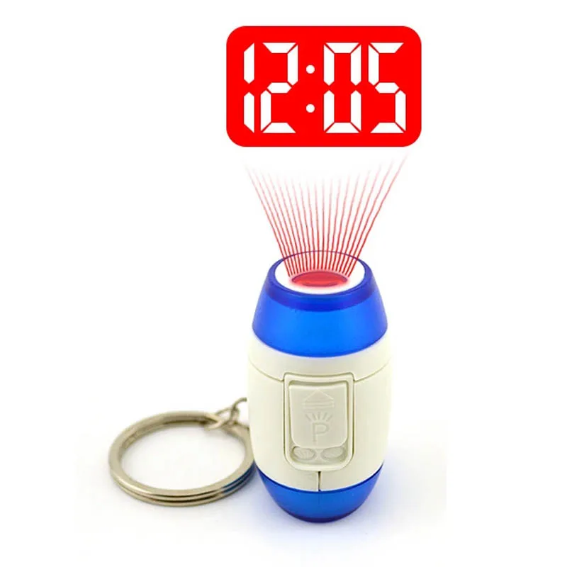 Mini Led Laser Projection Time Clock Light Projection Super bright red