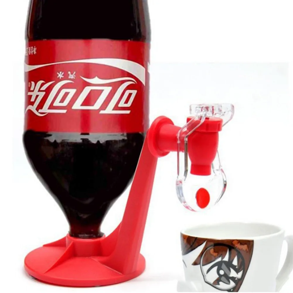 Fashion Coke Bottle Beverage Switch Upside Down Drinking Fountains