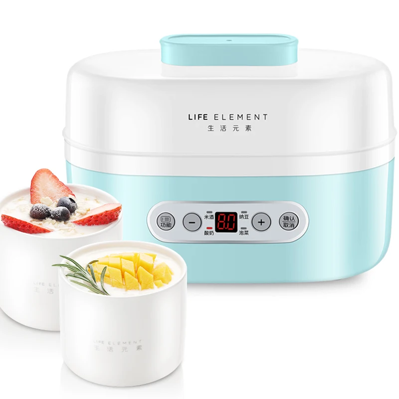 

2018 Elements of Life S1 Yogurt Machine Household Automatic Natto Rice Wine Ceramics Liner Minute Cup Free Shipping