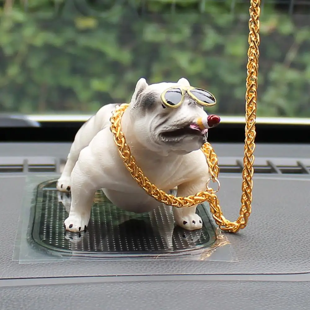 

Car Dog Decoration Creative Personality High Grade Car Interior Fashion Simulation Dog Doll Interior Accessories Ornaments
