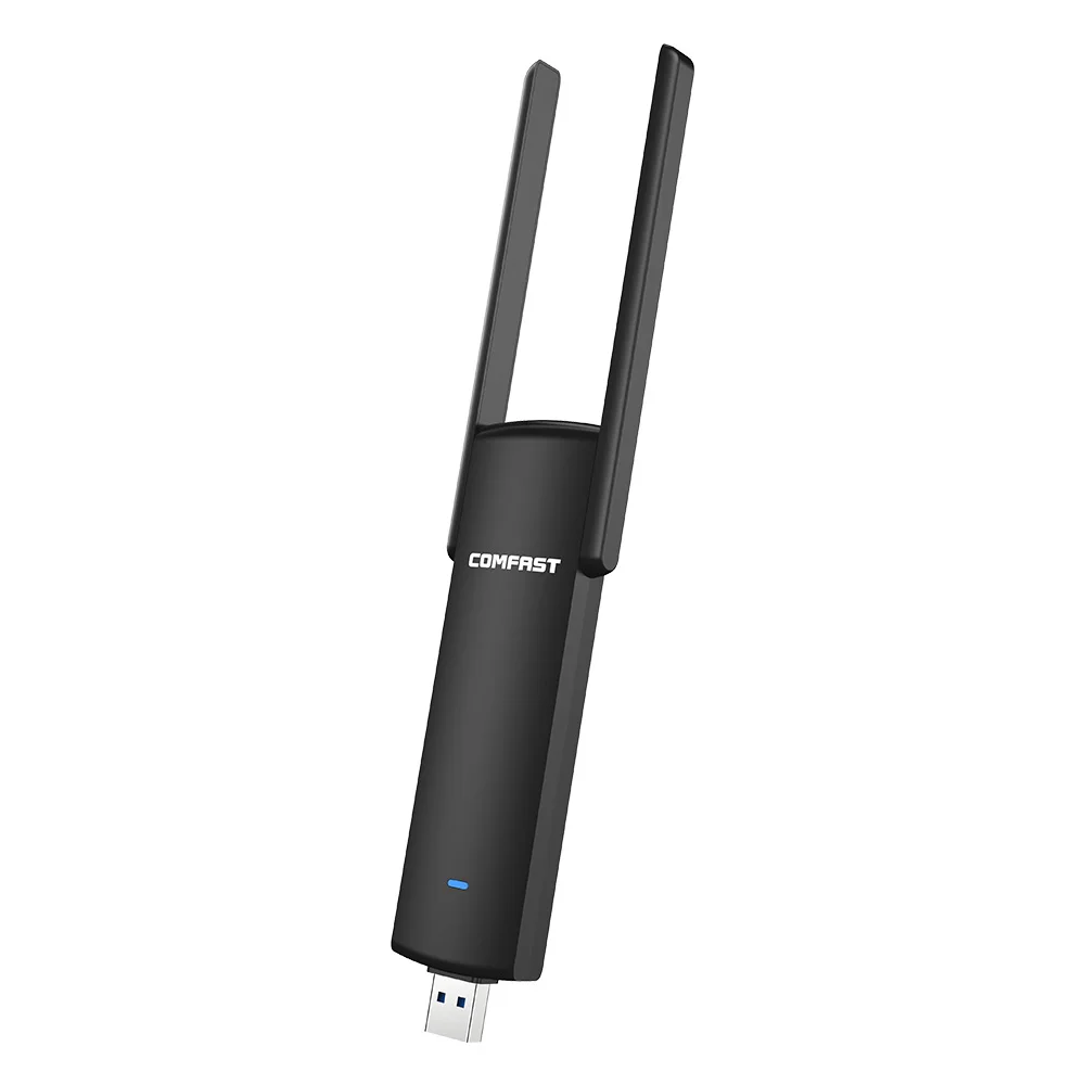 COMFAST высокая скорость беспроводной 1200 Мбит/с 5,8 ГГц Wi-Fi Dongle AC сетевая карта антенна USB Ethernet Wi-Fi адаптер Plug & Play CF-926AC