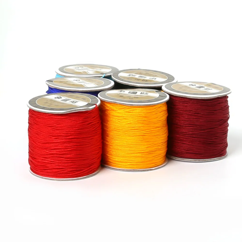 

350m/roll 0.4mm Beading Cord, Nylon Bead thread Chinese Knot Cord/String, Jewelry findings beading rope for DIY bracelet tassels