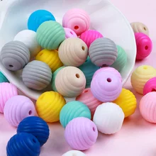 TYRY.HU 20 teil/los Zahnen Perlen 13mm Schraube Food Grade Silikon Zahnen Zubehör BPA KOSTENLOSE Still Silikon Perlen