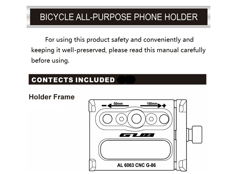 GUB G-86 универсальный велосипедный держатель для телефона Алюминиевый велосипедный кронштейн подставка для мобильного телефона с резиновой лентой