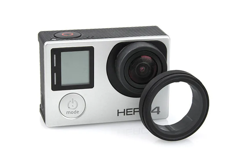 UV фильтр объектива протектор Filtro + стандартная защитная рамка чехол для Gopro Hero 3/3