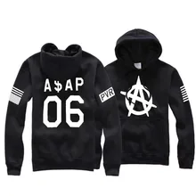 2017 herbst winter Mode ASAP ROCKY 06 Drucken Hip Hop Hoodies Streetwear männer Hoodies Sweatshirts männer Gelegentliche Tracktsuit männlichen