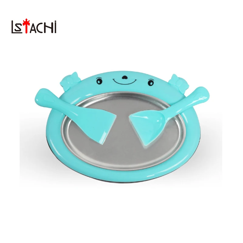 

LSTACHi ice cream pizza maker children plate mini yogurt ice machine fried ice pudding maker air cooling