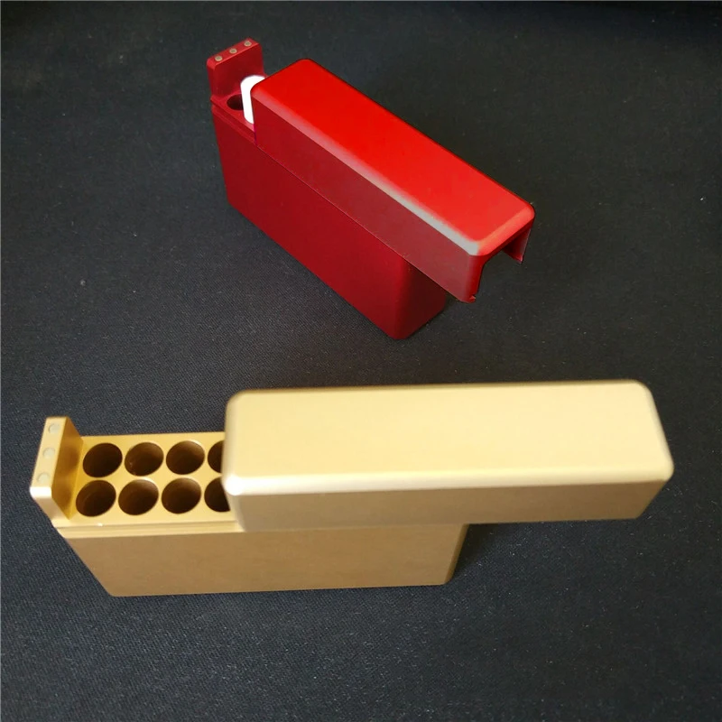 Защитный рукав алюминиевый сплав чехол для сигарет для Iqos 18 отверстий коробка для хранения сигарет держатель