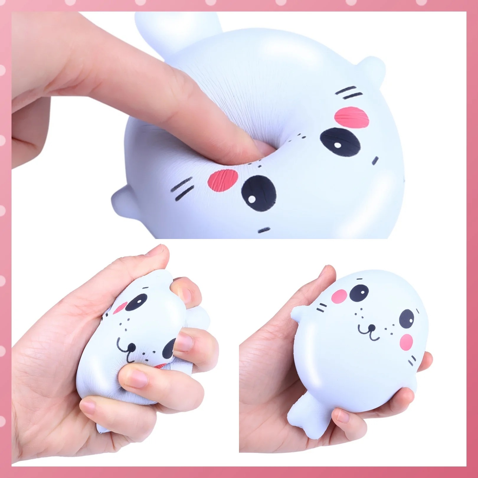 Мягкие Kawaii свинья панда кошка Единорог Мягкий медленно поднимающийся Антистресс