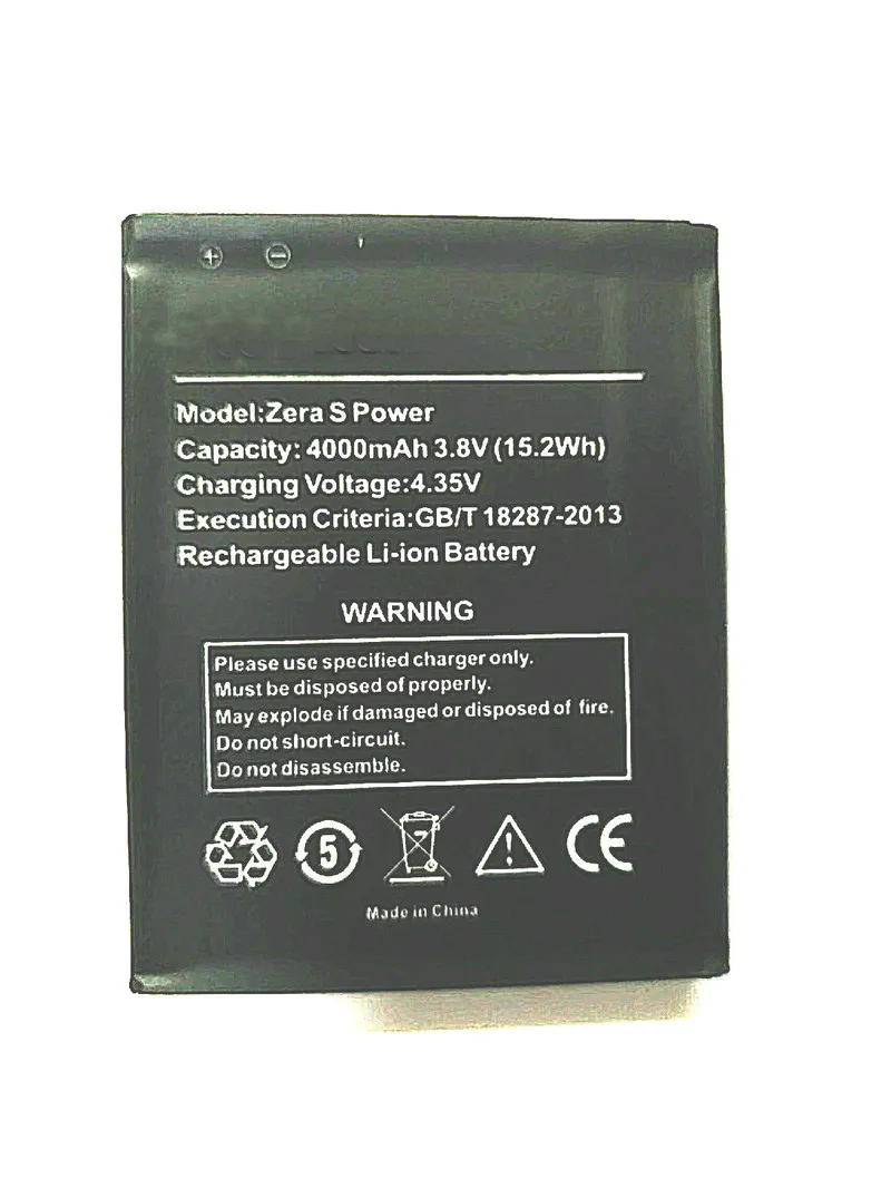 4000mAh Battery for Highscreen Zera S Power