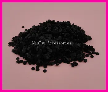 

2000PCS 6mm Black round felt pads appliques as center of flowers,6mm round felt patches,mini non-woven circles