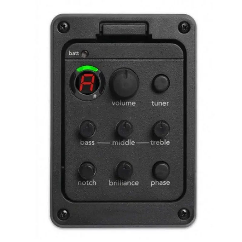 

Active Pickup System with Onboard Preamps System for Acoustic Guitar Presys+ Blend 301 (Black)