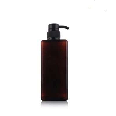 650 мл диспенсер для мыла, бутылка для чистки лица, портативный диспенсер для путешествий, косметический флакон для шампуня, инструменты для макияжа - Color: Brown