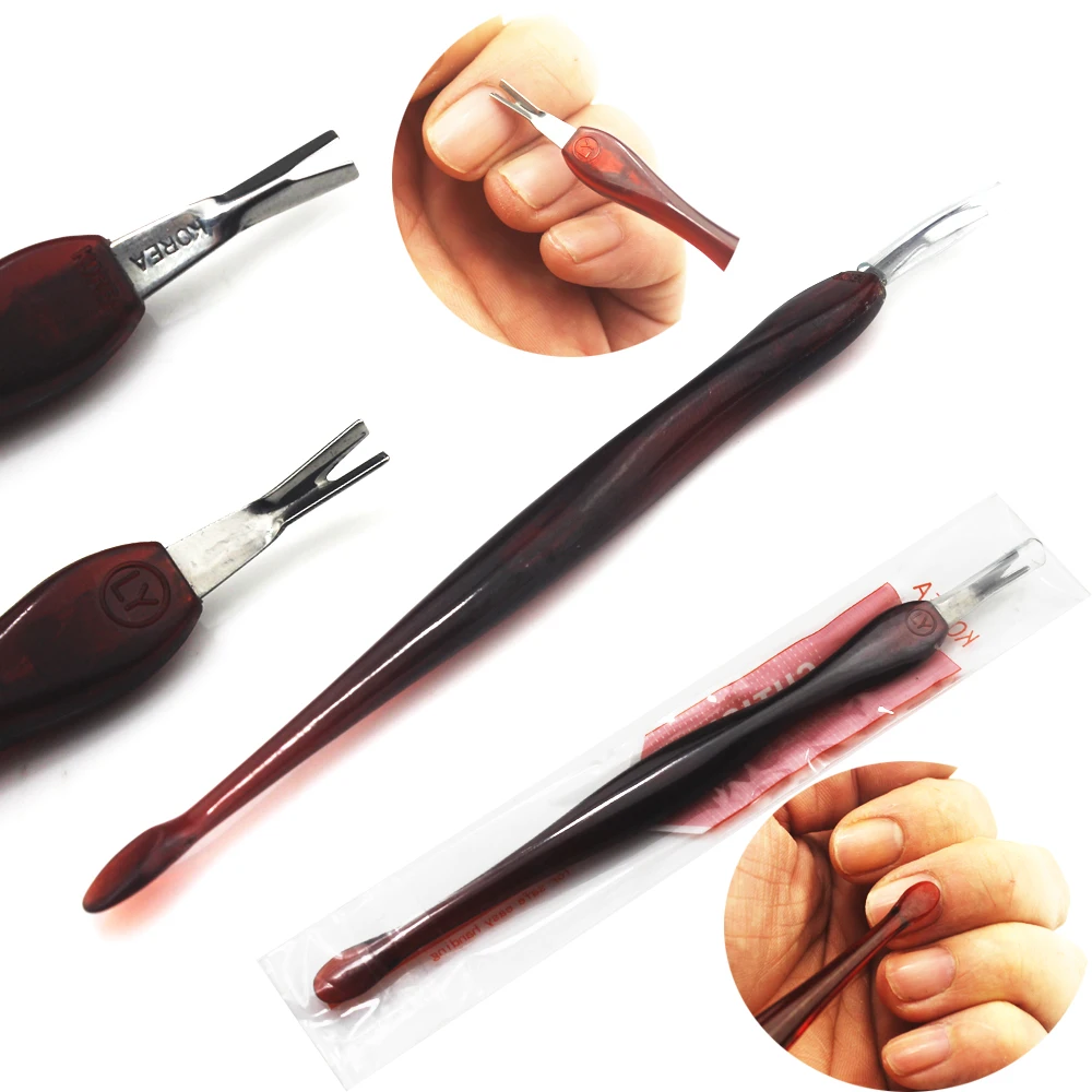Knife Nails Cuticle Pusher Nail Art Spoon Ongle Pedicure Manicura Care