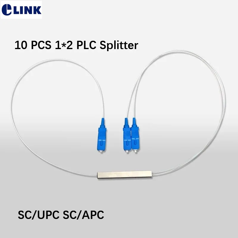 10 PCS 1*2 PLC splitter mini steel tube type SC/UPC SC/APC connector 0.9mm white cable ftth optical fibre coupler free Shipping dmw dcc12 dc coupler blf19 blf19e dummy battery usb type c charger adapter cable pd charger for lumix dmc gh3 gh4 gh5 gh5s g9lgk