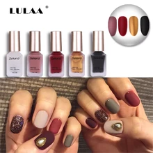 Новая мода атласная матовая бутылка стойкий лак тусклый Маникюр Быстросохнущий матовый лак для ногтей 9 шт набор 24 цвета