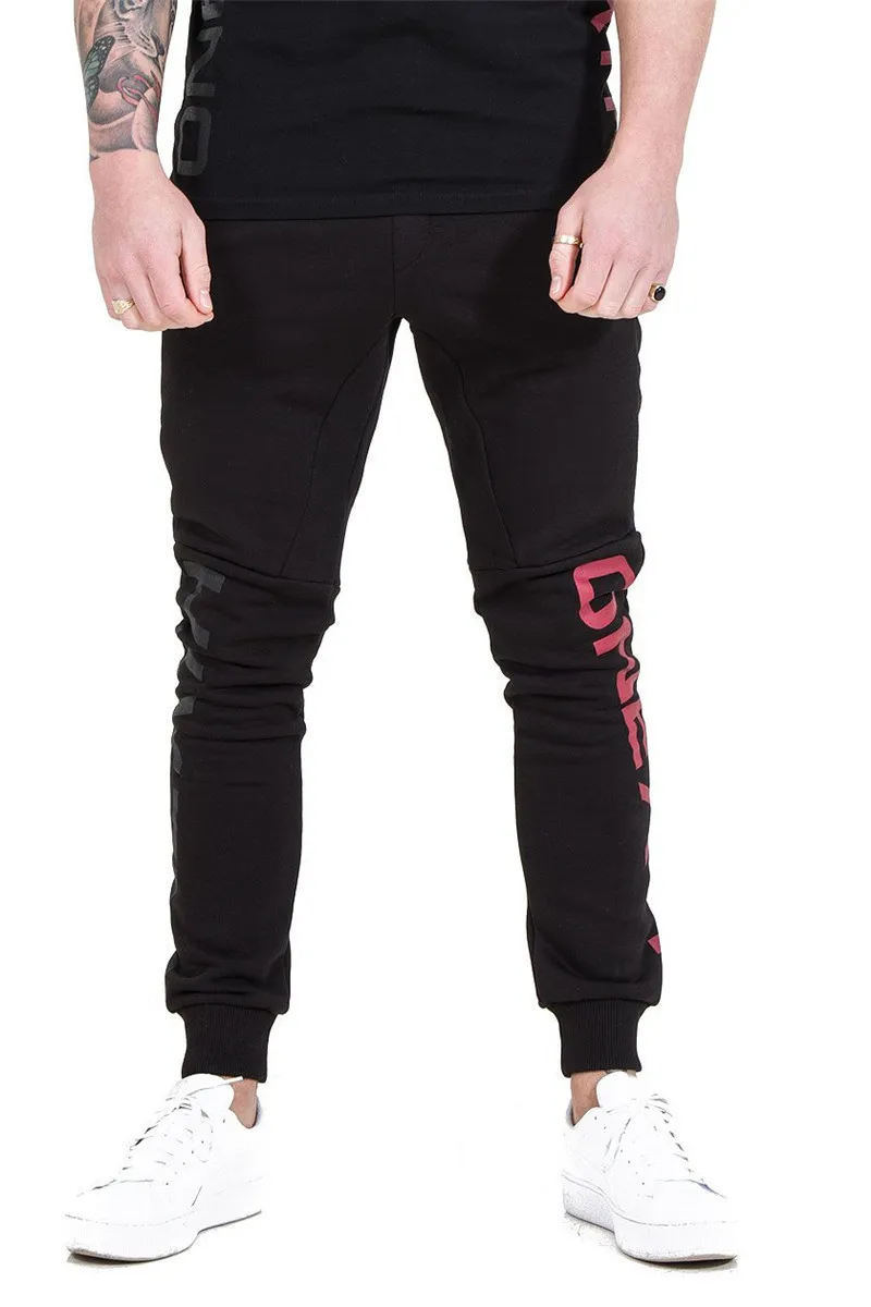 

Men's Breathable Word Attachment Thin Gym Training Tight Pants Running Cycling Sport Fitness Exercise Leggings Dropshipping