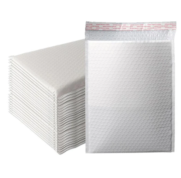 5pcs/lot 13*16cm 13*21cm Small White Poly Bubble Mailers Bag Mailers