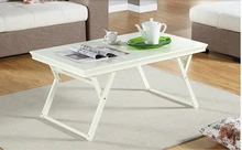 Completely real wood folding table.. Living room desk. Modern simple small family. Small tea table