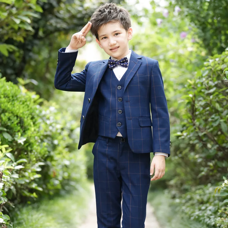 

BOYS SUITS SET PANTS SUIT SHIRT BOW TIE 4 PCS SET FOR PARTY kids clothes boy clothes