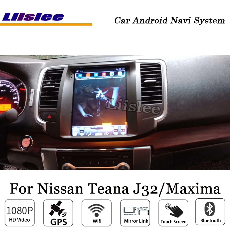 Liislee 10,4 дюймов Android автомобильный мультимедийный для Nissan Teana J32 Maxima 2008~ 2013 радио стерео BT FM gps карта Navi навигационная система