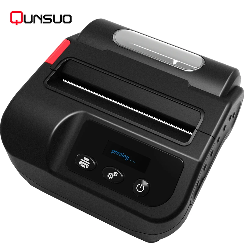 QS8003 80 мм Мини Andriod IOS принтер для этикеток с bluetooth портативный