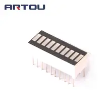 10 шт. 10 Сегмент красный светодиодный бар-график Дисплей самолет Дисплей трубки