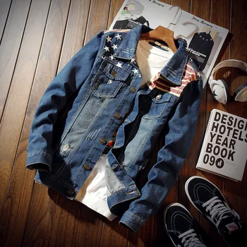 

Wind Autumn And Winter Women Denim Jacket Nice Nice Harajuku Oversize Loose Female Jeans Coat Solid Slim Chaquetas Mujer