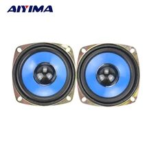 AIYIMA 2Pcs 3Inch 4Ohm 5W Tweeter Portable Loudspeakers Full Frequency Anti-Magnetic Mini Stereo LCD TV Computer Speakers
